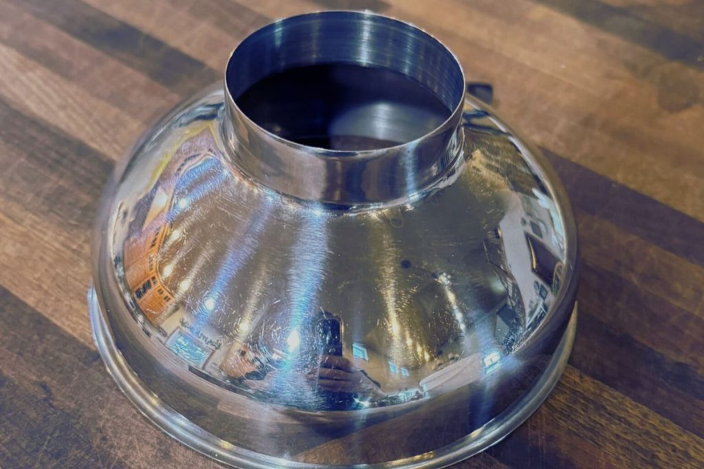 wide mouth funnel is one of the canning supplies you will need when water bath canning.