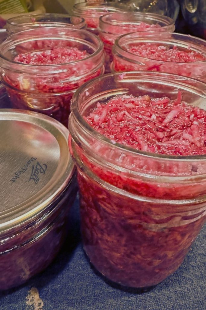 Pickled cabbage combines both sugar and vinegar to help preserve it.
